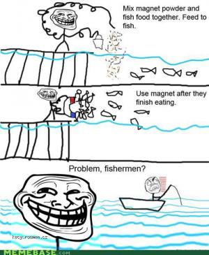 Troll fishing