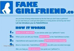 Fake girlfriend