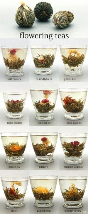 Flowering teas