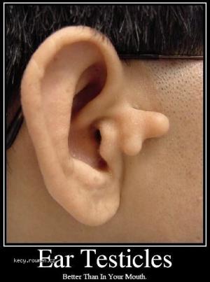 Ear testicles