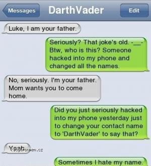 no i am your father