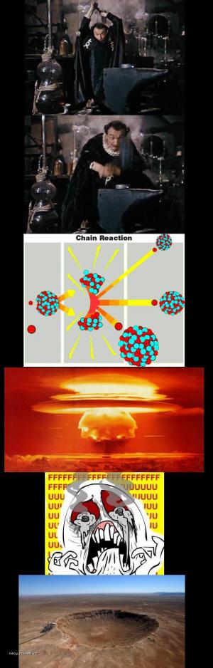 First nuclear reaction
