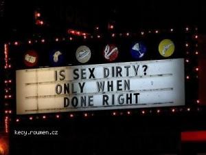 is sex dirty