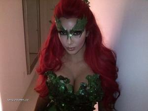 Kim Kardashian as Poison Ivy