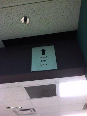 Ninja exit only