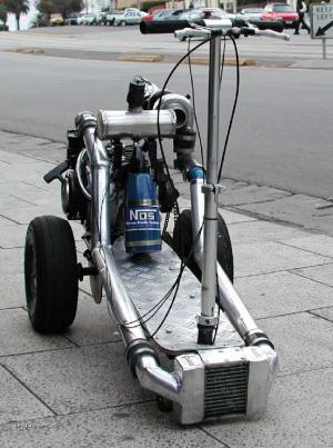 nos powered scooter