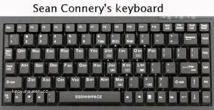 Sean Connerys Keyboard