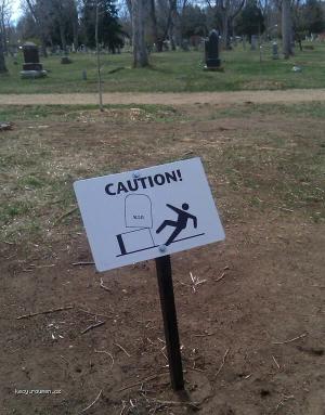 How To Get Injured in A Cemetery