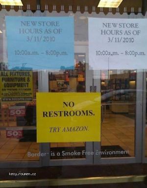 No Restrooms