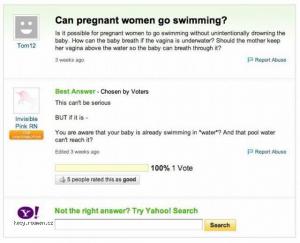Cab pregnant women go swimming
