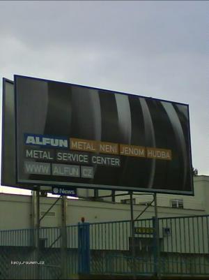 metal billboard