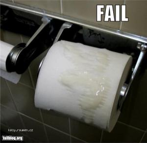Toilet Paper Use FAIL