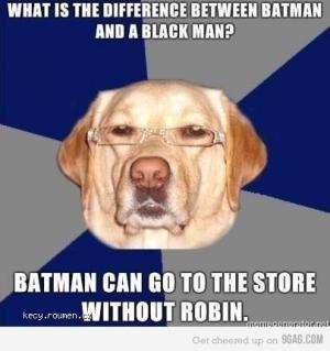 batman vs black man