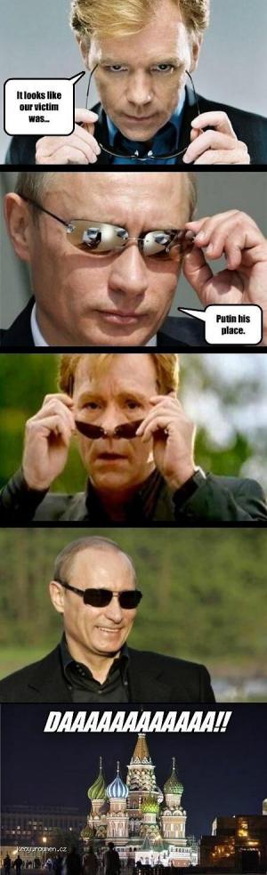 Putin his place