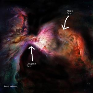 Picture of the day  Dragon battle seen in Orion Nebula