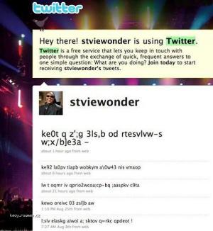 Stevie Wonder Twitter
