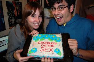Congrats on the Sex Cake