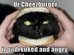 angry cheeseburger
