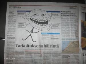 troll newspaper