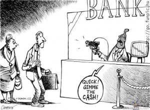 modern bank robbery