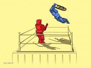 robot wrestling