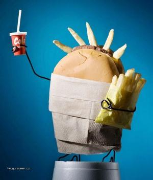 Fast Food Meets Statue Of Liberty 