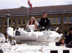svatba v tanku