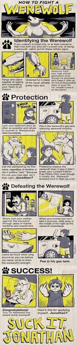 X How to Defeat a Werewolf
