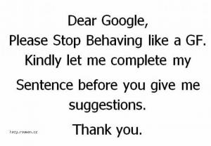 X Dear Google