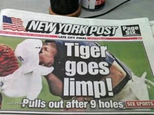 Tiger Goes Limp