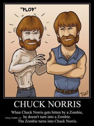 Chuck a zombie