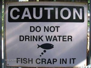 do not drink water