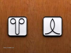 A Graphic Toilet Sign