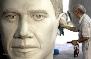 Obama a jeho ucho