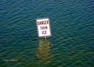 Danger thin ice