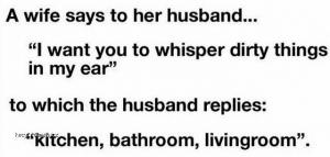 A wife says
