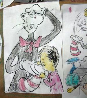 Cat in the Hat Drawing Fail