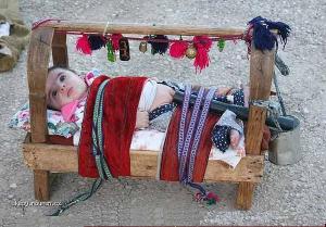 Afghan cradle