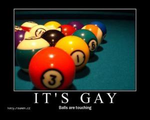 Balls are touching