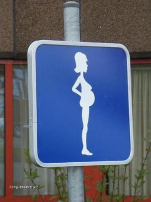 pregnant sign