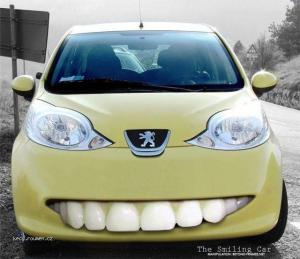 smiling car