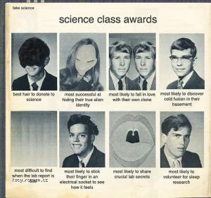Science class awards