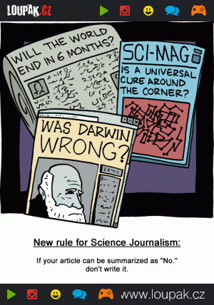new rule for science journalism
