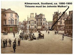 Kilmarnock cross with Johnnie Walker