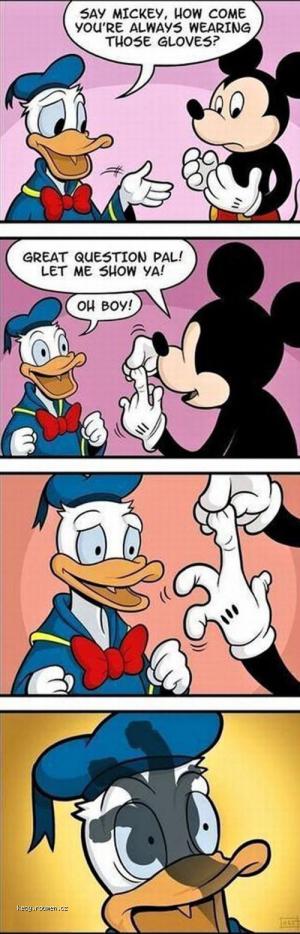 Why Mickey Wears Gloves