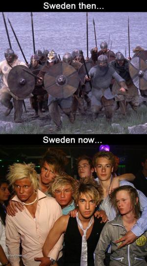 sweden then and now