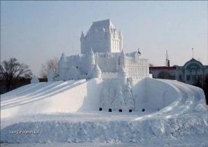 snehovy zamek