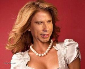 funny gender  Travolta
