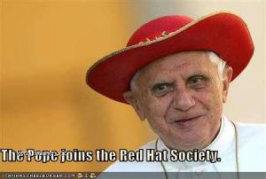 pope red hat