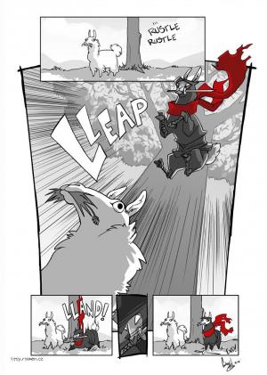 Ninja Llama Attack by hellcorpceo